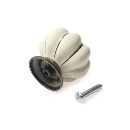 PEEL PENY Ceramics 001, ceramic, beige button-2