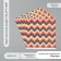 Scrapbooking "Zigzag" density 180 grams set 5 pcs 30.5x32 cm