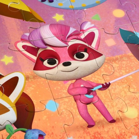 Puzzle "Raccoon. Rain Song ", 32 elements-4