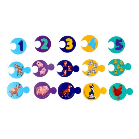 Puzzles "Mom, baby and score"-2