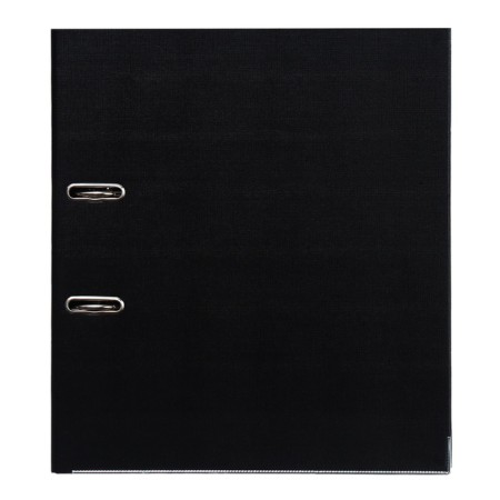 A4, 70 mm registrar, Erichkrause, Business, assembled, pocket for a spine, metallic kant, capacity 450 sheets, black-5