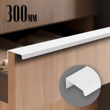 The handle Cappio RT001wh, L = 300 mm, m/o 224 mm, white color, 4 pcs.