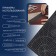Mat for cutting, five -layer, 30 × 22 cm, a5, black color