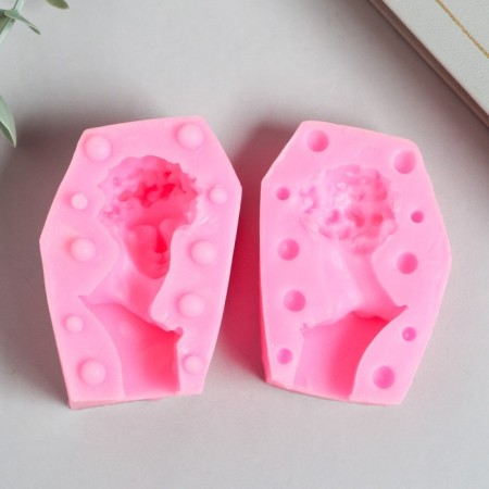 Mold Silicon "Greek bust" set 2 pcs 5x5x6.5 cm-1