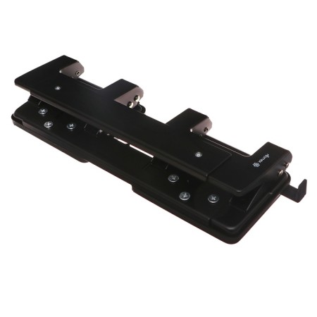 Metallic hole punch 20 sheets, Attomex, format ruler, black-1