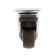 Furniture wheel Cappio d = 38, with a stop, rotary, soft move, tpr coating