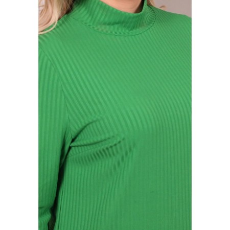 Female turtleneck, size 54, green color-2