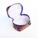 Lightning cosmetic bag, lilac color/multi -colored