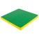 Mat Onlytop, 100x100x10 cm, 1 addition, green/yellow color