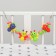 Stretching to a stroller/crib "Funny butterflies", 4 toys, crumb I