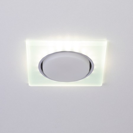 Lamp built -in era DK LD50, IP20, 15W, 120x120x22 mm, 4000k, white matte color-1