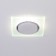 Lamp built -in era DK LD50, IP20, 15W, 120x120x22 mm, 4000k, white matte color