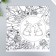 Scrapbooking paper bilateral "bunnies and chicken" density 180 g 30.5x32 cm