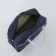 Road bag on wheels, external pocket, blue color