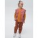 Vest for girls, height 98 cm, chocolate color