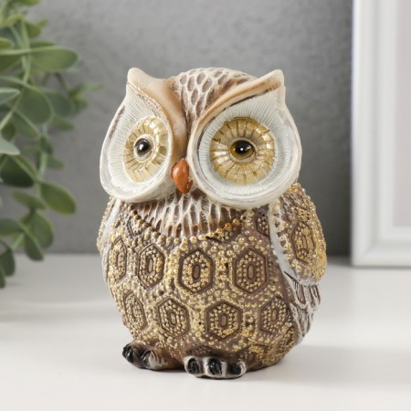 Polystone souvenir "Eye with golden eyes" 8x7x11 cm-3