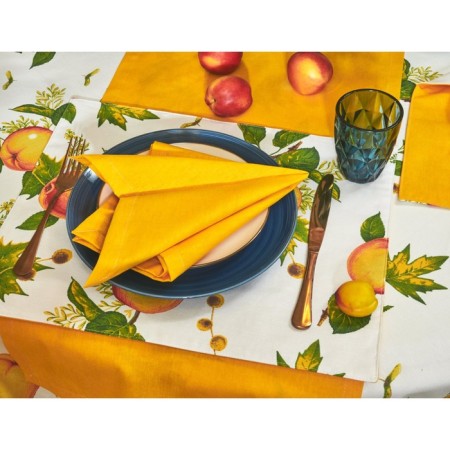 Serving napkin Orange, size 40x40 cm, orange color