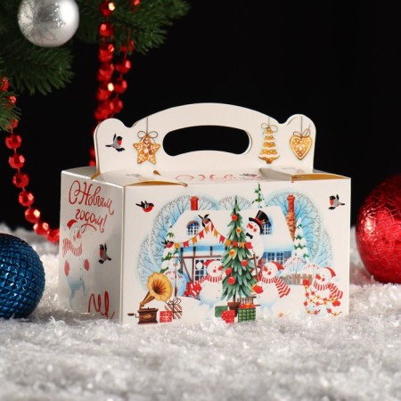 Gift box "Watercolor Winter", 15 x 8.4 x 8.3 cm