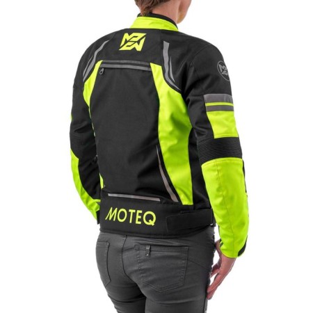 Women's jacket Moteq TAFFY, Textile, size XS, black, yellow-1