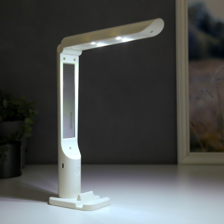Table touch lamp 1522/1wt 10xLED 5W USB battery 3 white mode 6.5x9x25.5 cm Risalux-3