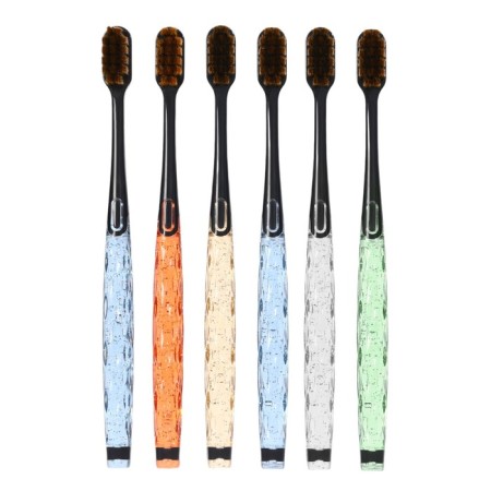 Set of glass toothbrushes, 10,000 bristles, 6 pieces, soft stiffness-19