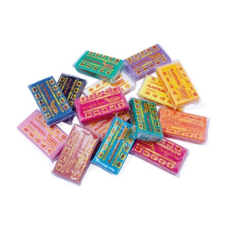 Plasticine 50 g JOVI "Classics", 15 colors, for kids, mix (price for 1 bar)-2