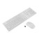 Keyboard set and mouse GKS-140 garrison, wireless, membrane, 1600 dpi, USB, white