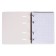 A notebook on 4 rings A5, 80 sheets in the Creator Cage, slim cardboard cover, glossy lamination, offset block