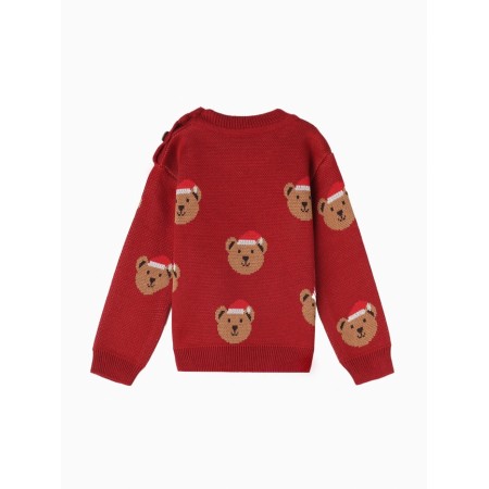 New Year. Jumper knitted baby I "New Year cubs" growth 80-86 cm-4