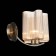Sconces st. SL117.301.01. ONDE. 1x60 W, E27, 15x18 cm, bronze color