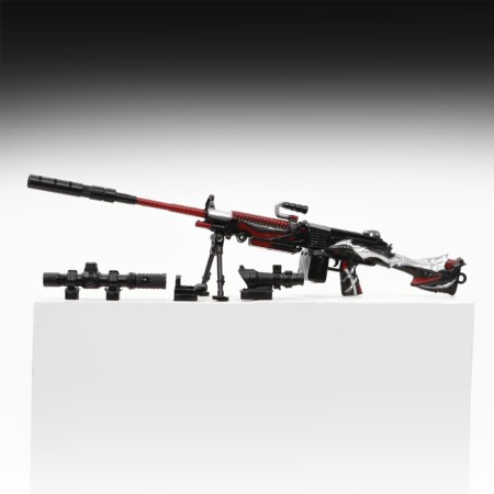 Souvenir weapon Mini machine gun "Red Dragon" 26cm-1