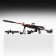 Souvenir weapon Mini machine gun "Red Dragon" 26cm