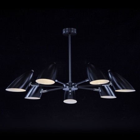 AIDA 7x40W E14 chandelier, black 71x71x45 cm-2
