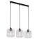 Suspended lamp 3x40W E27, size 61x18x176 cm