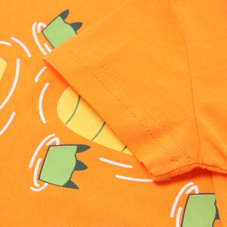 T -shirt for a boy, orange color, height 86 cm-2