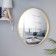 Mirror "matte gold", wall -mounted, 60 × 4 cm