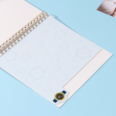 Photo album on spirals 20 sheets "wolf" volumetric element + 4 tabs 24x24 cm-6