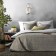 Set "Ibiza": a bedspread 160 x 220 cm, pillowcases 40 x 40 cm - 2 pcs, beige - gray