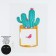 The switch lining, interior stickers, decor on the wall, with luminous elements