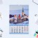 Calendar of the Overclock in the Rigel A3 "Beautiful Cities" 2025, 32x48 cm, mix