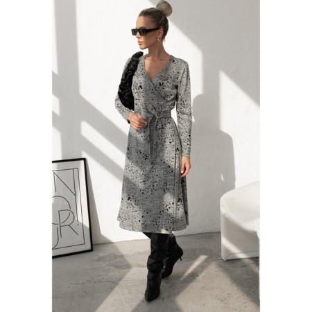 Women's dress, size 42, gray color