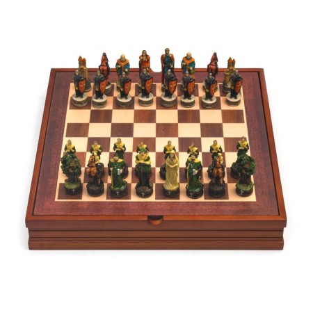 Chess souvenir "Robin Hood", h king-8 cm, h Parashka-6 cm, 36 x 36 cm
