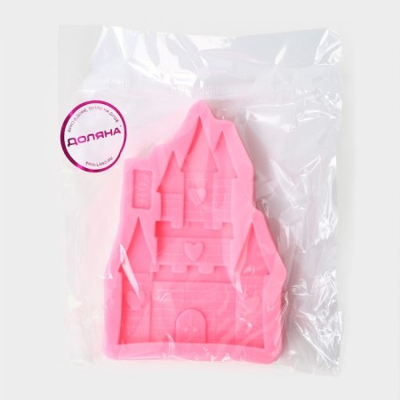 Mold Dolyana "Fairy Tale", silicone 11 × 7.5 × 1.3 cm, pink color-5