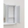 SLRACKAL CASHER for the bathroom "Argo", color white marble