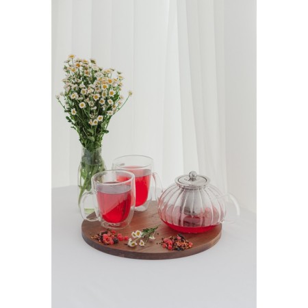 Glass mug with double walls, 300 ml-2