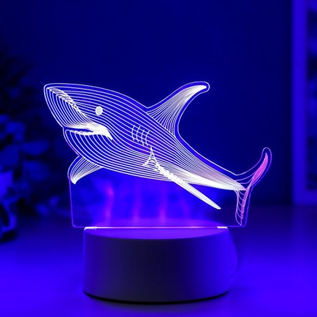 Light "Shark" Led RGB from the network 9.5x15x14 cm Risalux-5