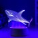 Light "Shark" Led RGB from the network 9.5x15x14 cm Risalux