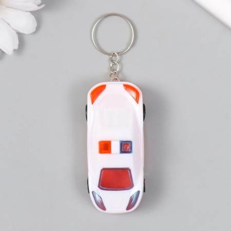 Light light on the ring "Police car" flashes mix 2.7x2x6.5 cm-2
