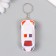 Light light on the ring "Police car" flashes mix 2.7x2x6.5 cm