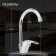 Kitchen mixer Zein Z3103, single -leaf, high spout, chrome